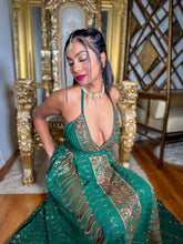 Load image into Gallery viewer, Emerald Gold Magic Dress
