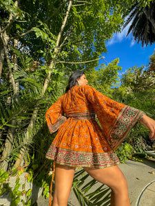 Turmeric Latte Babydoll Dress