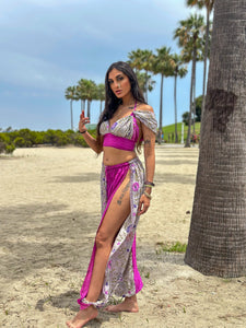 Purple Flowers Jasmine Set