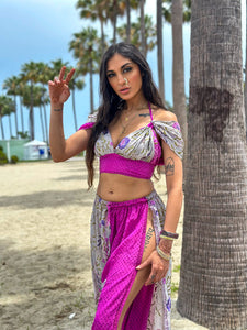 Purple Flowers Jasmine Set