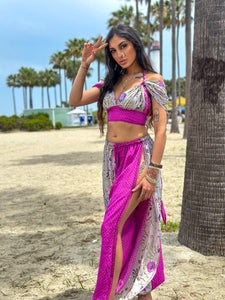 Purple Flowers Jasmine Set