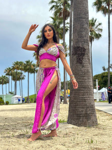 Purple Flowers Jasmine Set