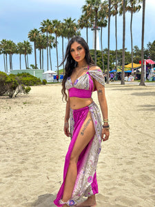 Purple Flowers Jasmine Set