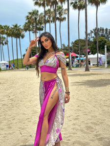 Purple Flowers Jasmine Set