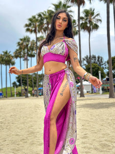 Purple Flowers Jasmine Set
