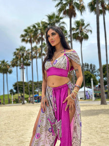 Purple Flowers Jasmine Set