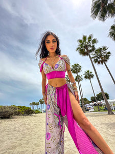 Purple Flowers Jasmine Set