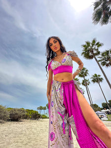 Purple Flowers Jasmine Set