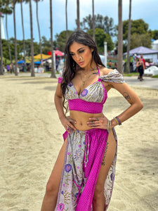 Purple Flowers Jasmine Set
