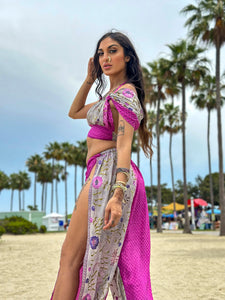 Purple Flowers Jasmine Set