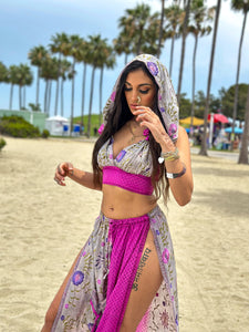 Purple Flowers Jasmine Set