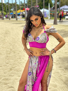 Purple Flowers Jasmine Set