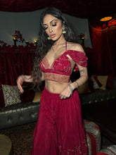 Load image into Gallery viewer, Bohemian Love Sharara Pants Set
