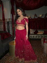 Load image into Gallery viewer, Bohemian Love Sharara Pants Set
