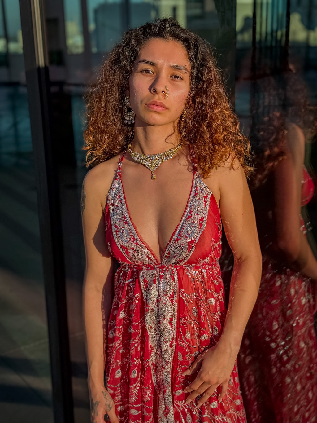 Diamond Love Feather Magic Dress