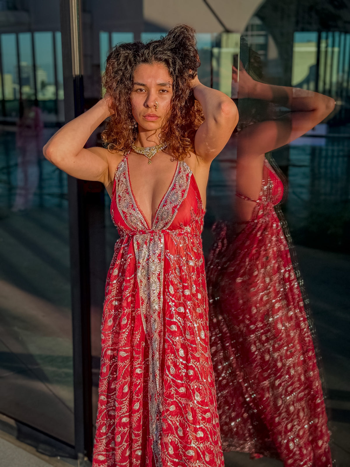 Diamond Love Feather Magic Dress