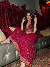 Load image into Gallery viewer, Bohemian Love Sharara Pants Set
