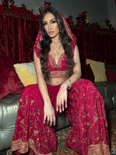 Load image into Gallery viewer, Bohemian Love Sharara Pants Set
