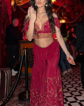 Load image into Gallery viewer, Bohemian Love Sharara Pants Set
