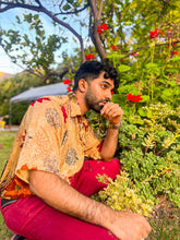 Load image into Gallery viewer, Golden Roses Button Up Shirt
