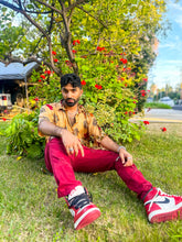 Load image into Gallery viewer, Golden Roses Button Up Shirt
