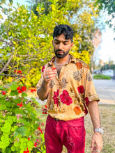Load image into Gallery viewer, Golden Roses Button Up Shirt
