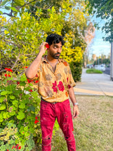 Load image into Gallery viewer, Golden Roses Button Up Shirt
