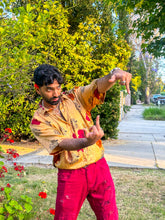 Load image into Gallery viewer, Golden Roses Button Up Shirt
