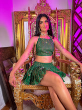 Load image into Gallery viewer, Emerald Elixir Micro Mini Skirt Set
