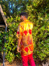 Load image into Gallery viewer, Golden Roses Button Up Shirt
