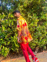 Load image into Gallery viewer, Golden Roses Button Up Shirt
