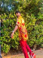 Load image into Gallery viewer, Golden Roses Button Up Shirt
