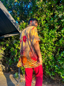 Golden Roses Button Up Shirt
