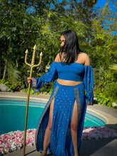 Load image into Gallery viewer, Sapphire Paisley Goddess Set
