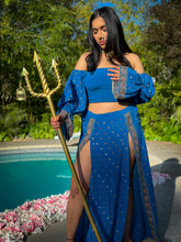 Load image into Gallery viewer, Sapphire Paisley Goddess Set
