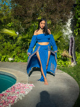 Load image into Gallery viewer, Sapphire Paisley Goddess Set
