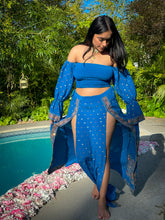 Load image into Gallery viewer, Sapphire Paisley Goddess Set
