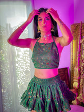 Load image into Gallery viewer, Emerald Elixir Micro Mini Skirt Set
