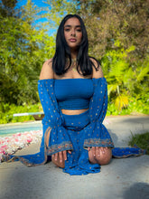 Load image into Gallery viewer, Sapphire Paisley Goddess Set
