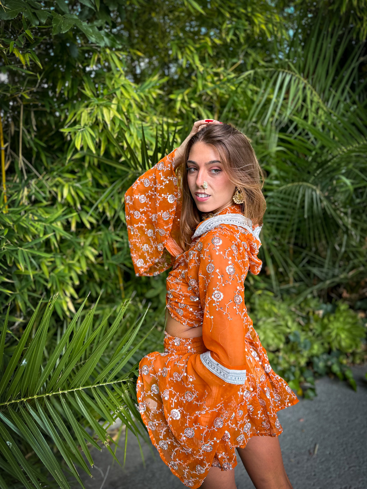 Fall for Me Micro Mini Gehr Skirt Set