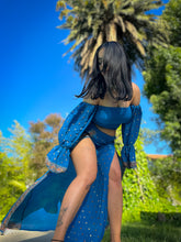 Load image into Gallery viewer, Sapphire Paisley Goddess Set

