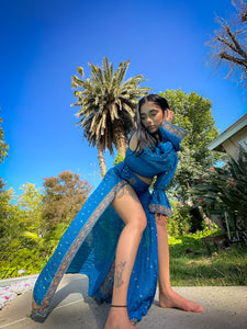 Sapphire Paisley Goddess Set
