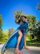 Load image into Gallery viewer, Sapphire Paisley Goddess Set
