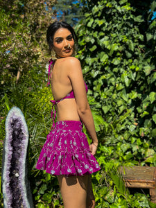 Amethyst Princess Micro Mini Skirt Set