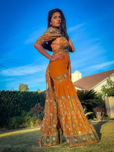 Load image into Gallery viewer, Royal Sunset Sharara Pants Set
