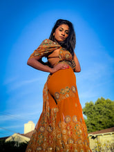 Load image into Gallery viewer, Royal Sunset Sharara Pants Set
