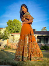 Load image into Gallery viewer, Royal Sunset Sharara Pants Set
