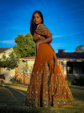 Load image into Gallery viewer, Royal Sunset Sharara Pants Set
