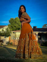 Load image into Gallery viewer, Royal Sunset Sharara Pants Set

