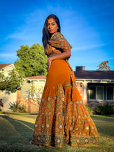 Load image into Gallery viewer, Royal Sunset Sharara Pants Set
